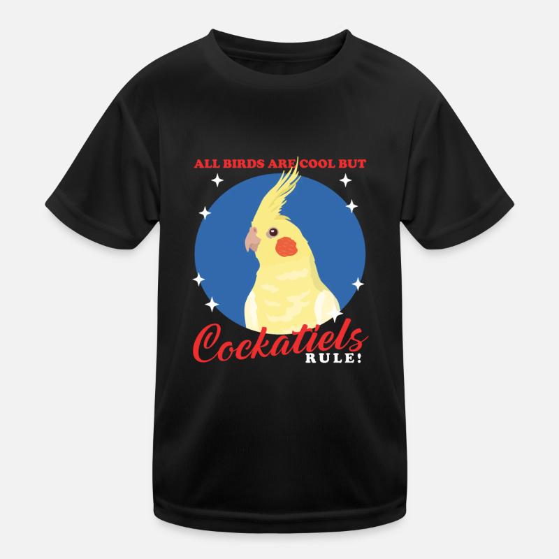 Nymphensittiche Vogel Vogelbesitzer Geschenk Kinder Funktions-T-Shirt