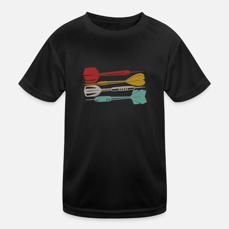 Retro Dartpfeil DNA Kinder Funktions-T-Shirt