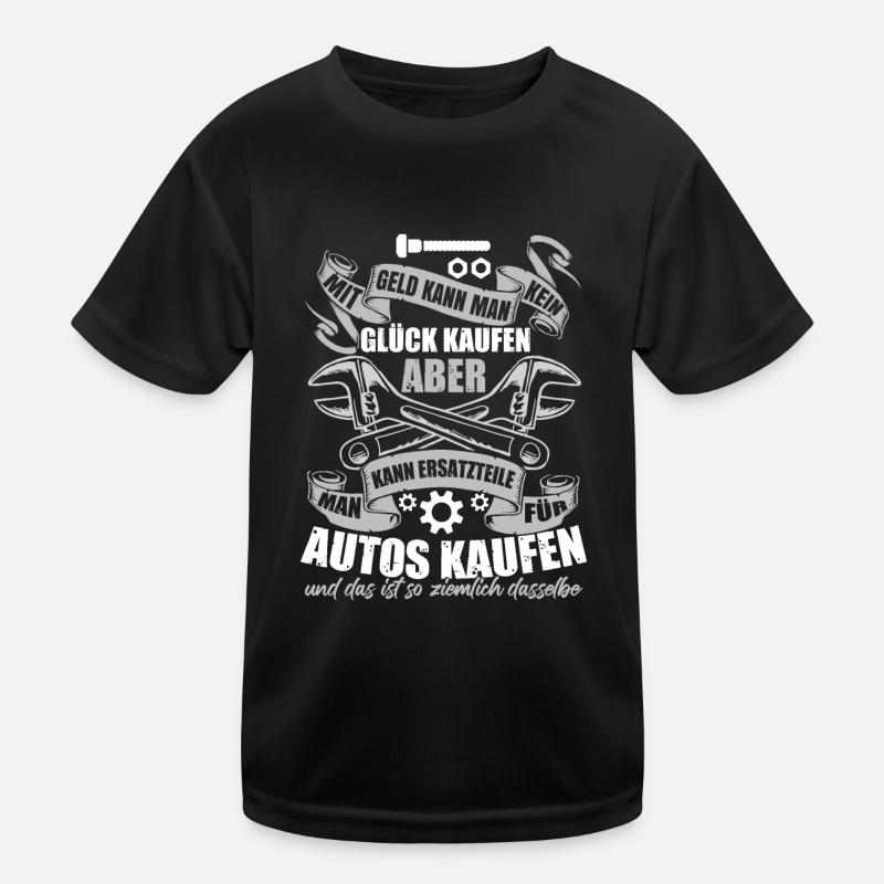 Auto Tuning Garage KFZ Mechatroniker Kinder Funktions-T-Shirt