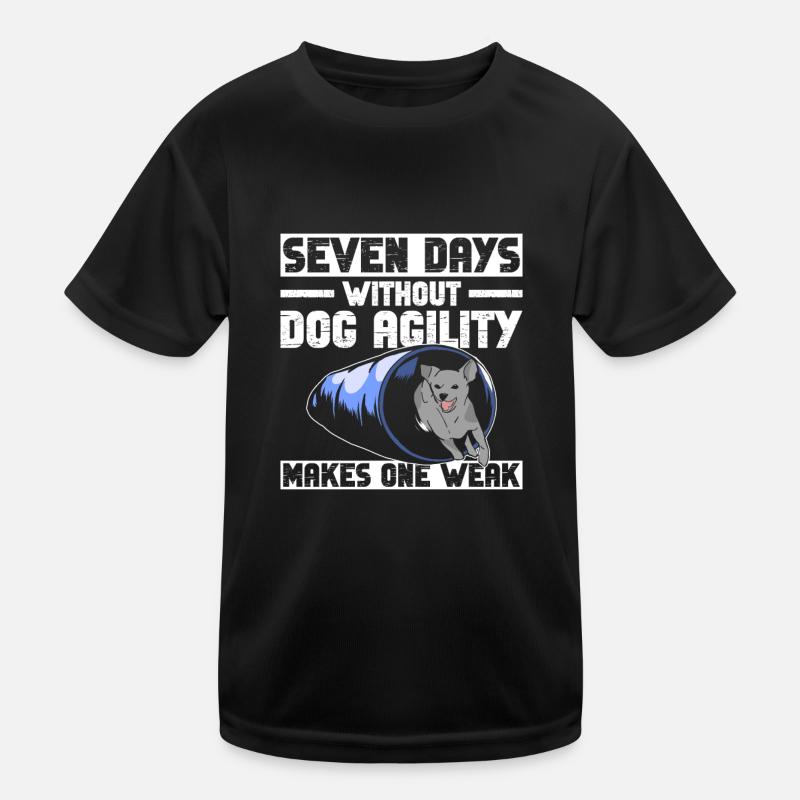 Hunde-agility-trainer-design Für Kinder Funktions-T-Shirt