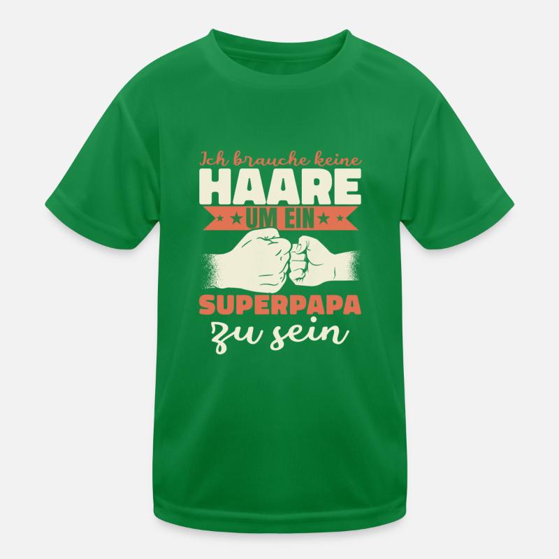 Superpapa Kinder Funktions-T-Shirt