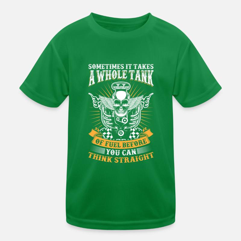 Motorrad Biker Kinder Funktions-T-Shirt
