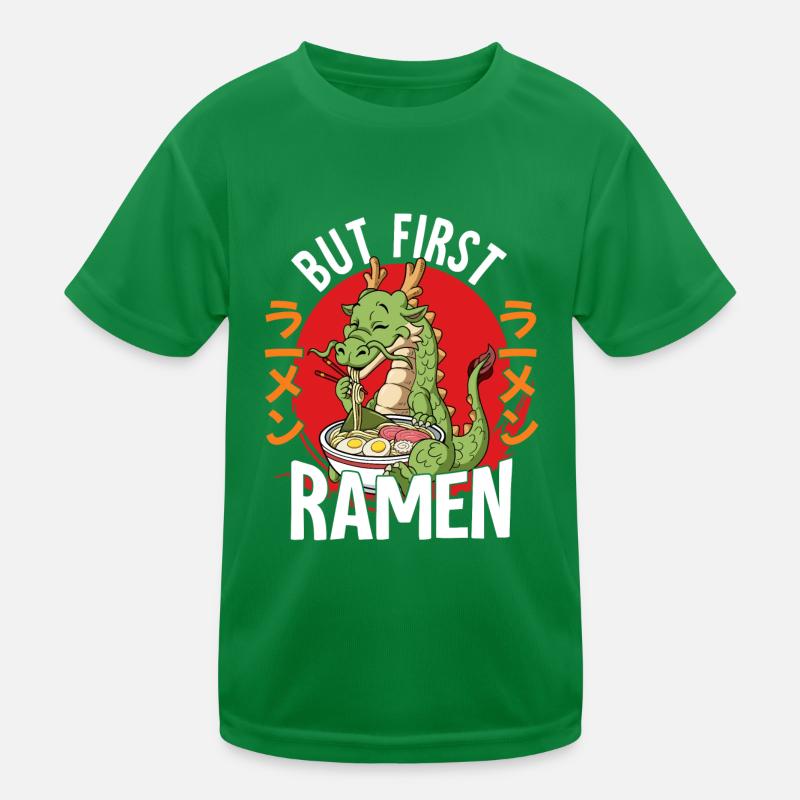 But First Ramen Kinder Funktions-T-Shirt