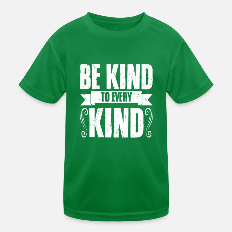 Soyez gentil avec tous les types de droits des animaux impressionnants T-shirt sport Enfant