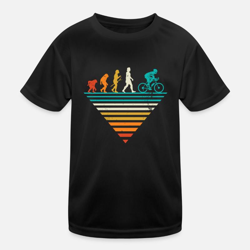 Menschliche Evolution - Vintage- Kinder Funktions-T-Shirt