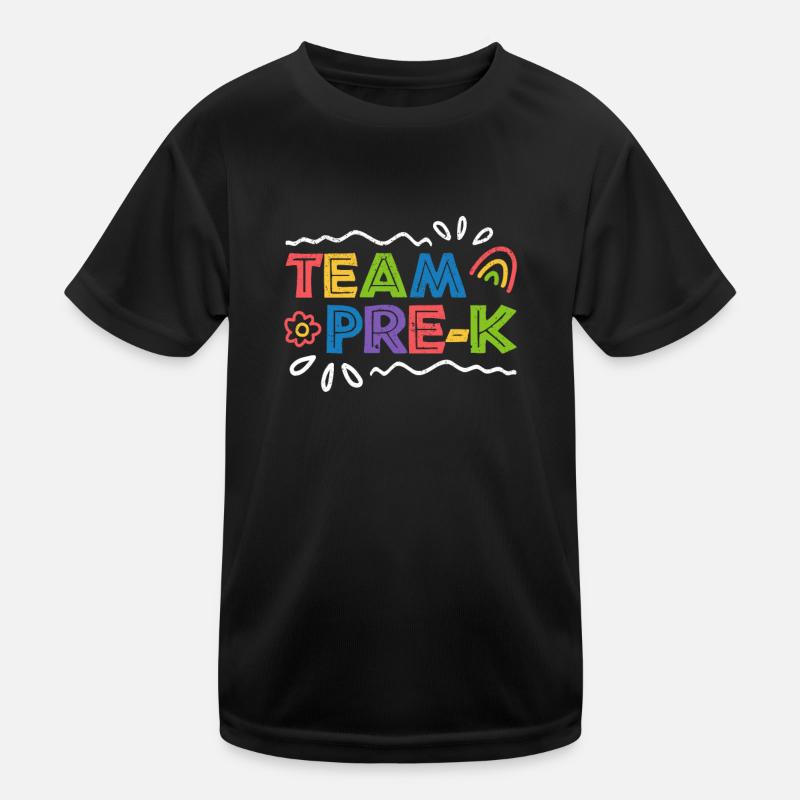 Team Pre-K Graduate Preschool Teacher Student Back Kids Functional T-Shirt