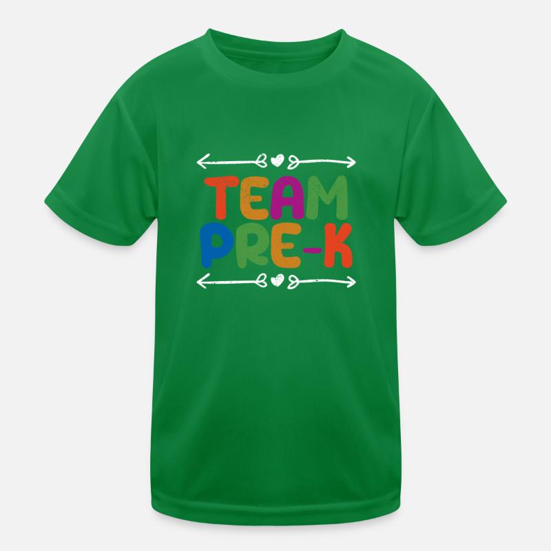 Team Pre-K Absolvent Vorschullehrer Student Zurück Kinder Funktions-T-Shirt