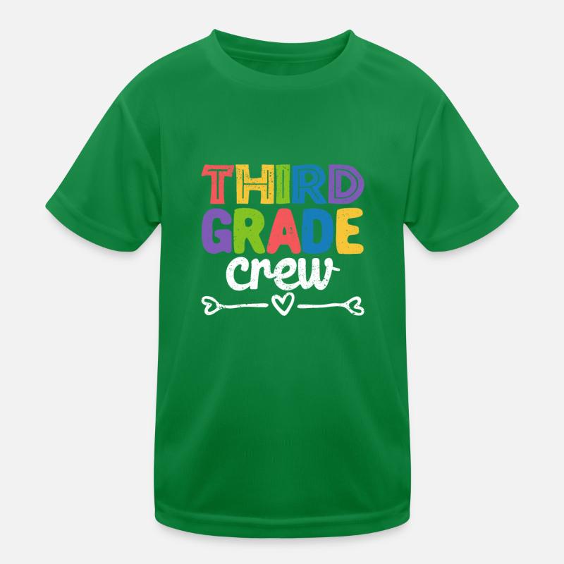 Crew der 3. Klasse Lehrer der dritten Klasse Erste Kinder Funktions-T-Shirt
