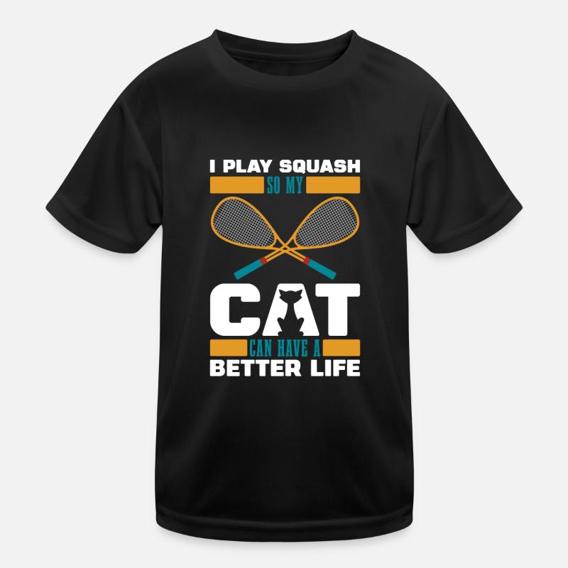 Chat de courge T-shirt sport Enfant