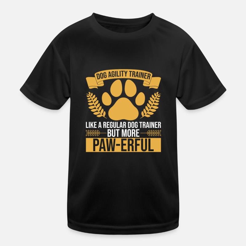 Hunde-agility-trainer-design Für Kids Functional T-Shirt