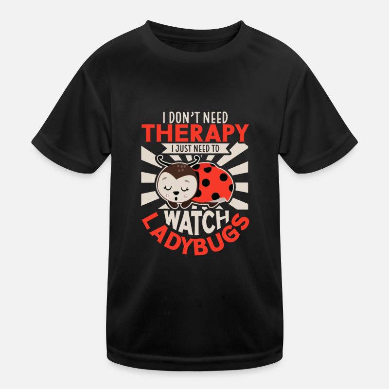 Ladybug Ladybug Entomology Insects Kids Functional T-Shirt