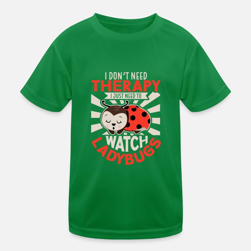 Ladybug Ladybug Entomology Insects Kids Functional T-Shirt