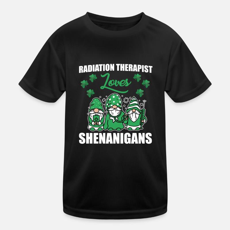 Radiation Therapist St. Patrick's Day Kids Functional T-Shirt