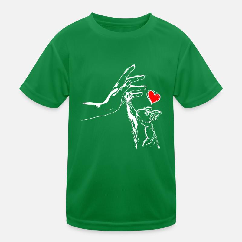 Eichhörnchen Liebe High Five Kinder Funktions-T-Shirt