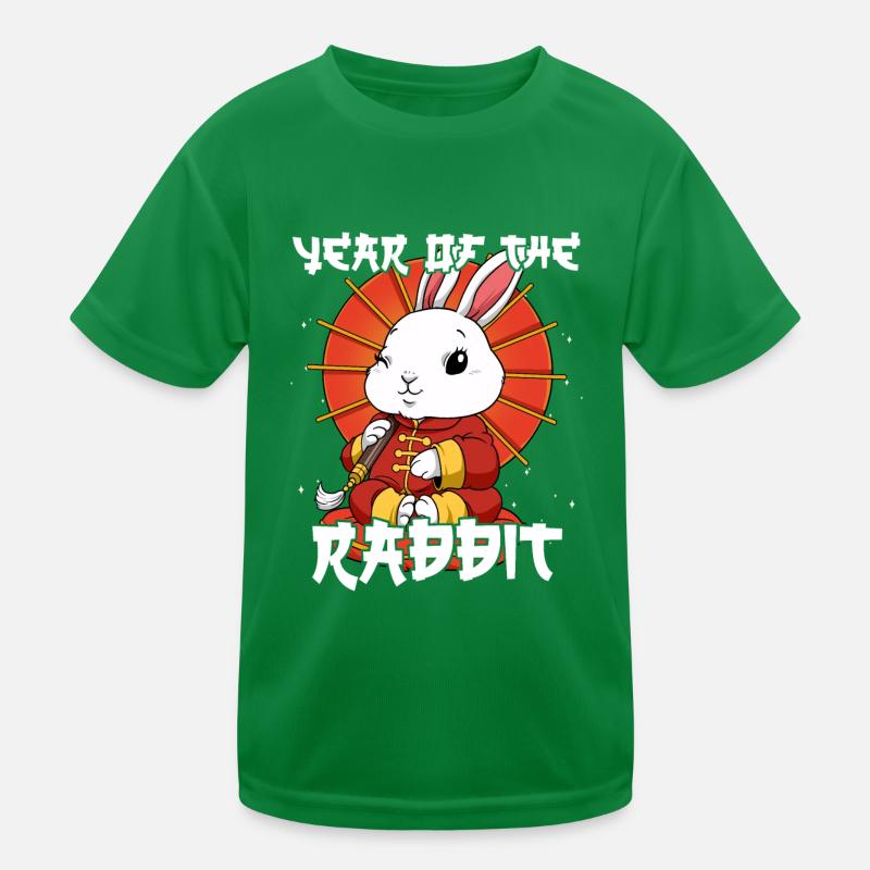 Année du Lapin Nouvel An lunaire chinois T-shirt sport Enfant