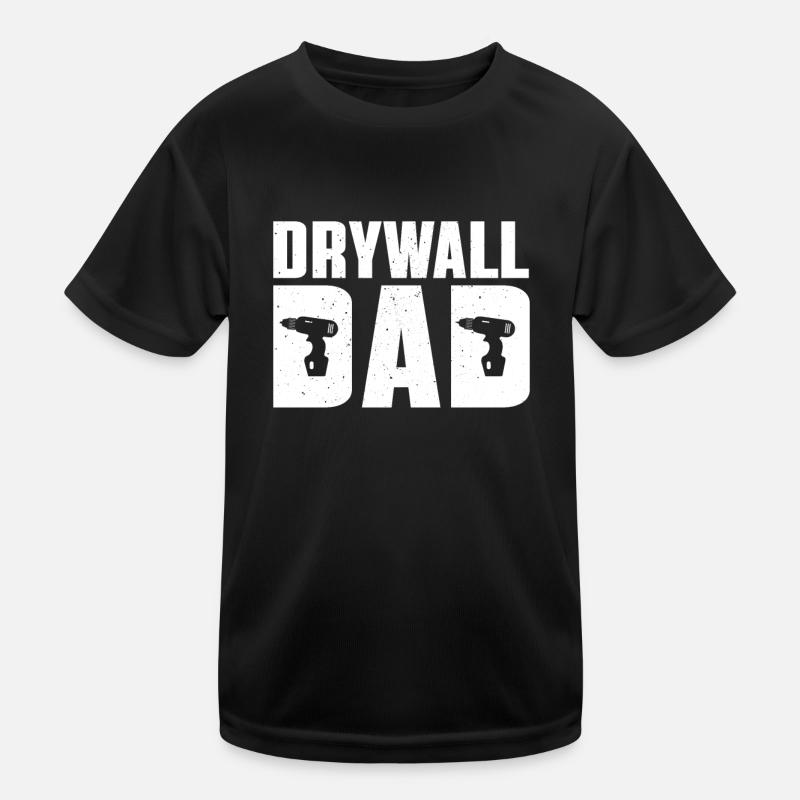 Drywall Dad Kids Functional T-Shirt