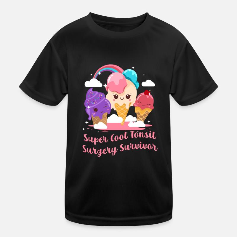 Super Cool Tonsil Surgery Survivor Tonsillectomy Kinder Funktions-T-Shirt