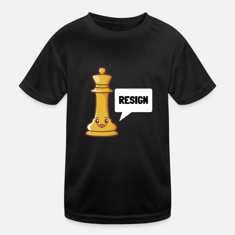 Échecs S’il vous plaît démissionnez T-shirt sport Enfant