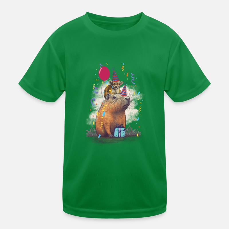 Anniversaire de Capybara T-shirt sport Enfant