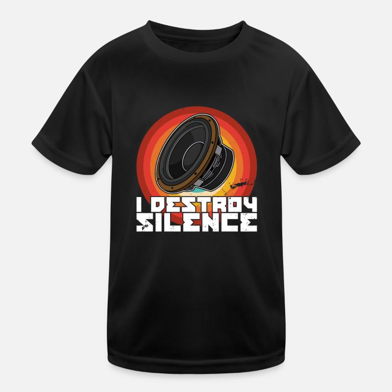 Subwoofer Analog Sound Tontechniker Spruch Kinder Funktions-T-Shirt