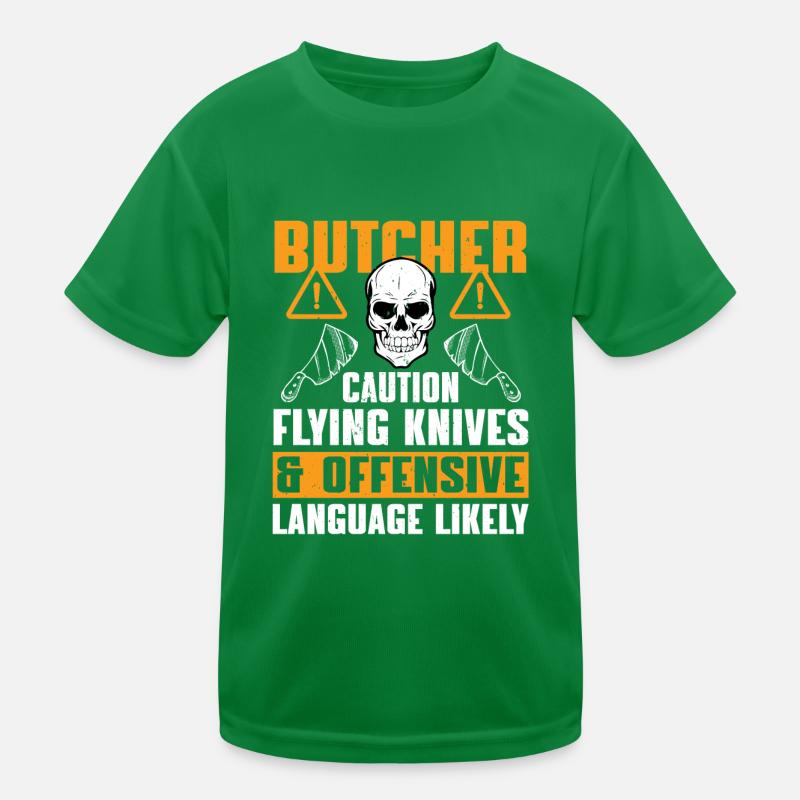 Drôle de dicton de boucher T-shirt sport Enfant