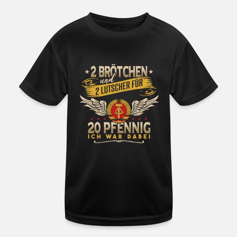 Lustiges DDR Ostdeutschland Ossi Kinder Funktions-T-Shirt