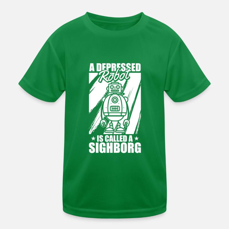 Robotics Ai Robot Depressed Kids Functional T-Shirt