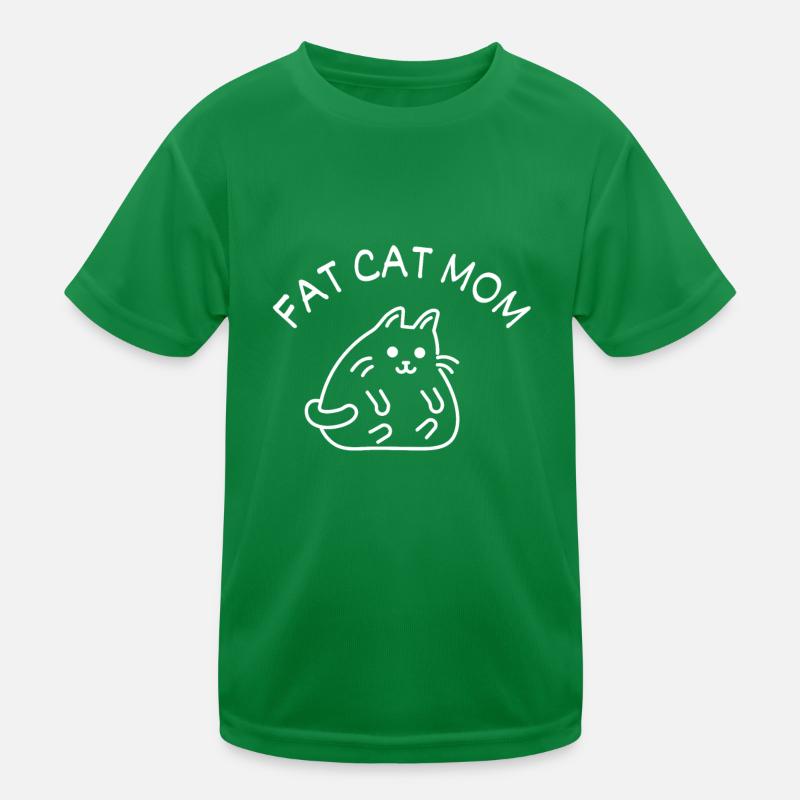 Obésité du gros chat T-shirt sport Enfant