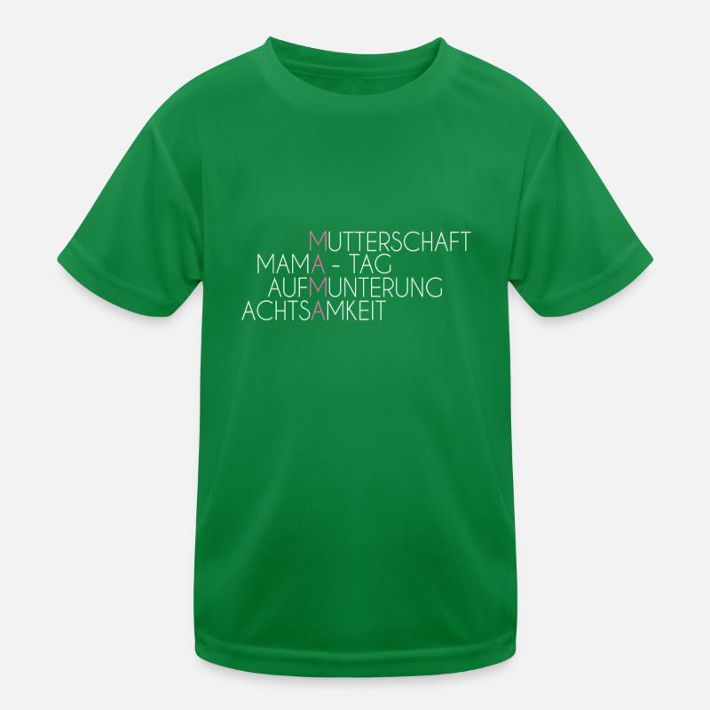 Mama Geschenk Spruch Kinder Funktions-T-Shirt