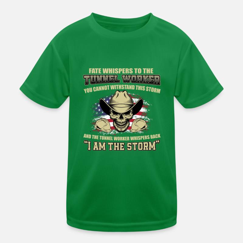 Grande conception de travailleur de tunnel T-shirt sport Enfant