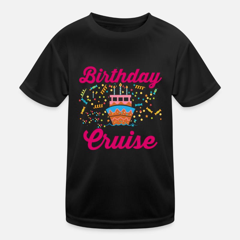 Geburtstag Kreuzfahrt Geschenk Schiffsreise Kinder Funktions-T-Shirt