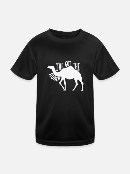 I've got the Hump Kamel Dromedar - Kinder Funktions-T-Shirt - Schwarz - Vorne