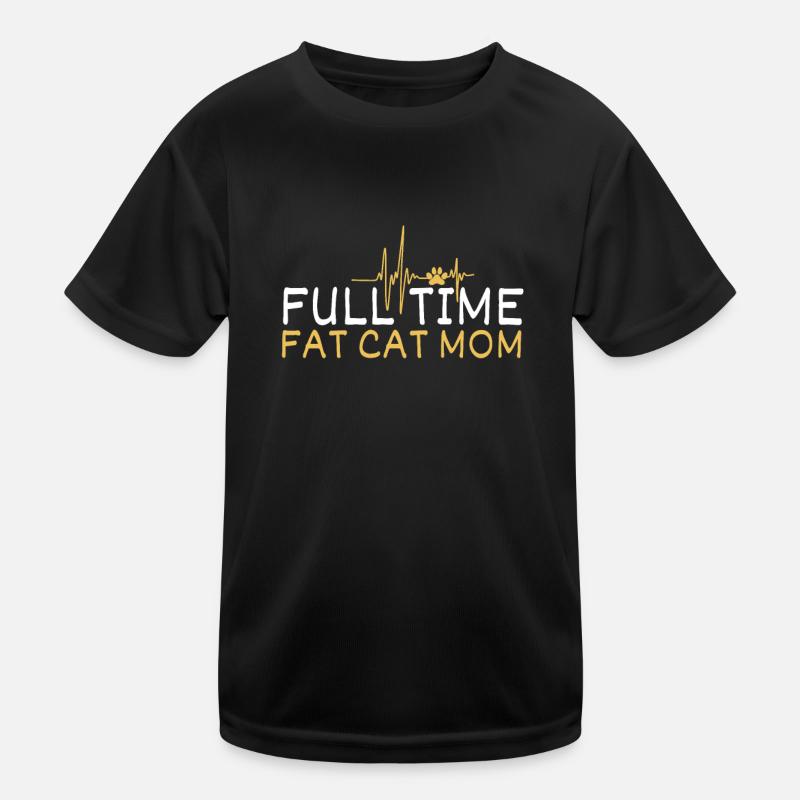 Chonk Cat Obesity Kids Functional T-Shirt