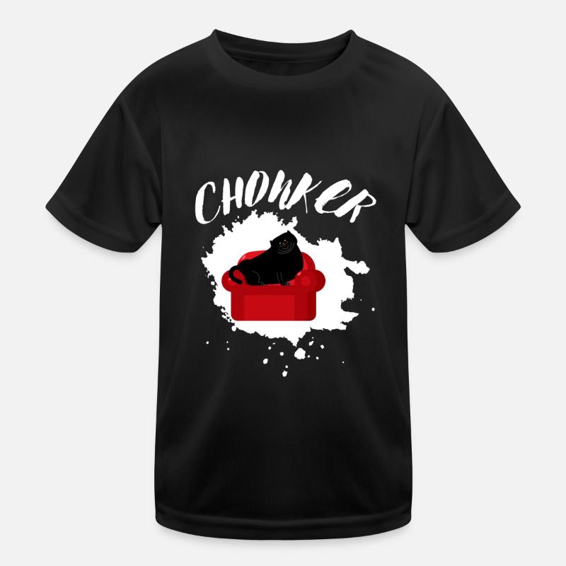 Chonk Cat Obesity Kids Functional T-Shirt