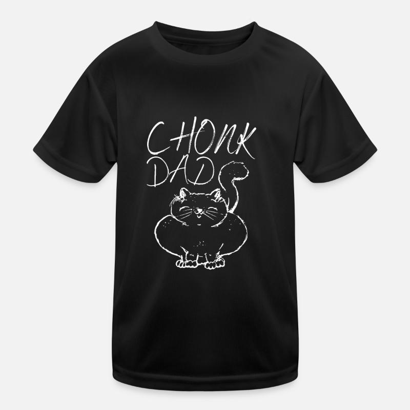 Chonk Cat Obesity Kids Functional T-Shirt