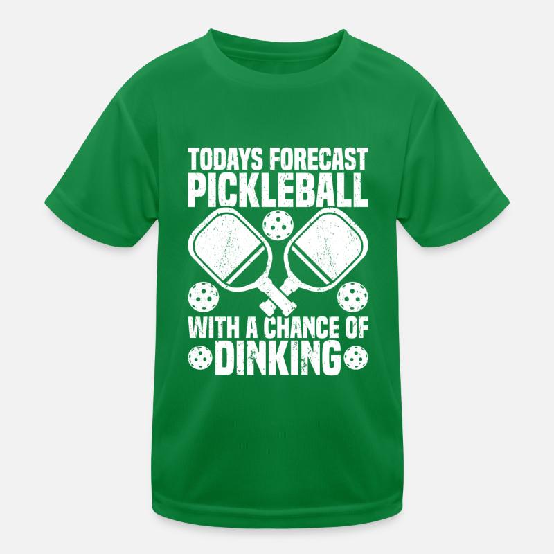 Pickleball Kinder Funktions-T-Shirt