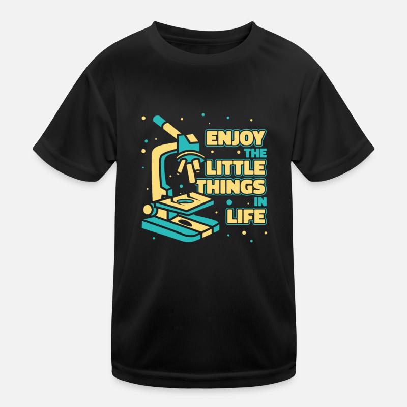 Biology Biologist Microscope Kids Functional T-Shirt