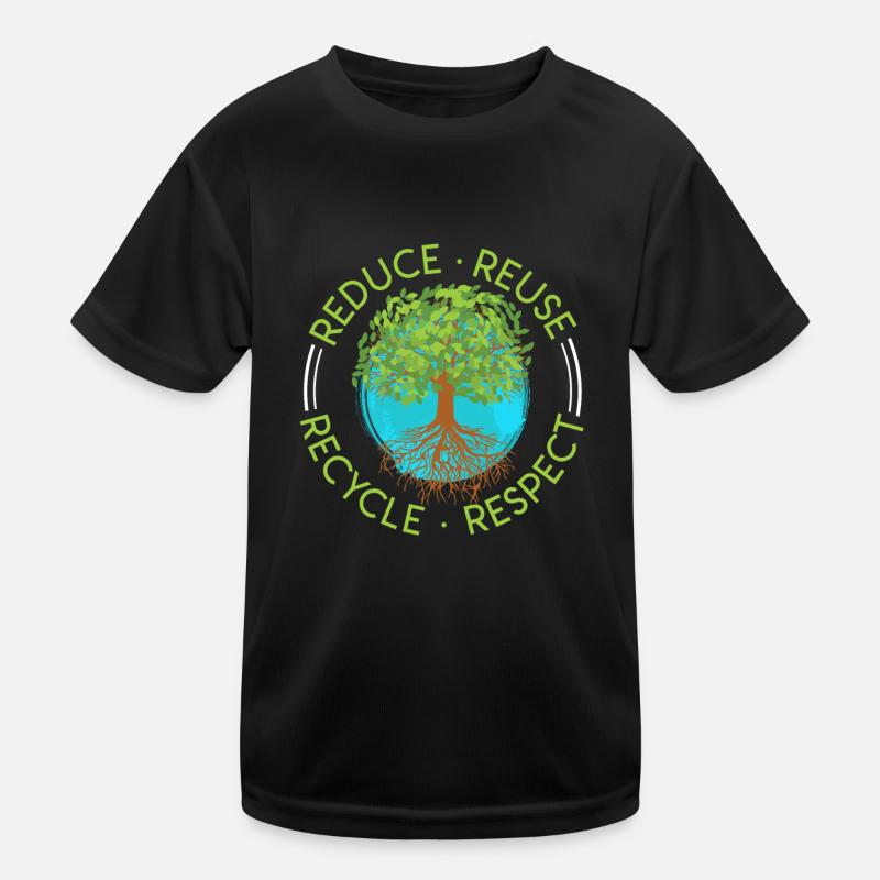 Environmentalists Save the Earth Environmental Love Kids Functional T-Shirt
