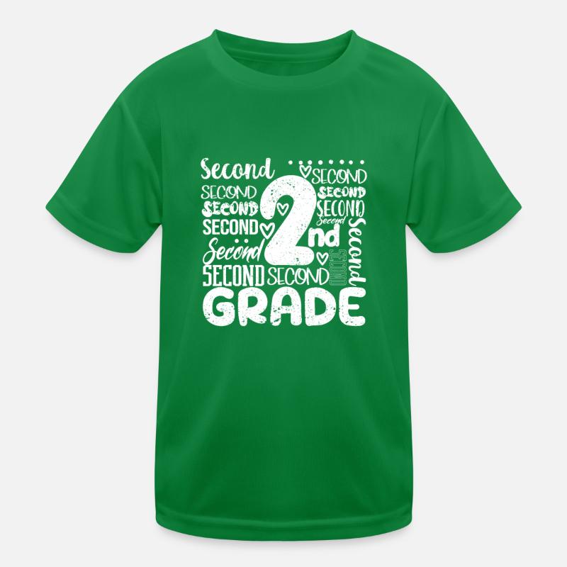 Tie Dye 2nd Grade Typography Team Teacher Second T-shirt sport Enfant