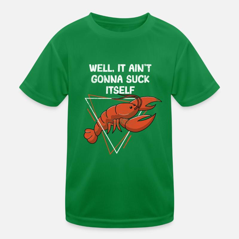 Il ne va pas se sucer drôle d’écrevisse cajun T-shirt sport Enfant