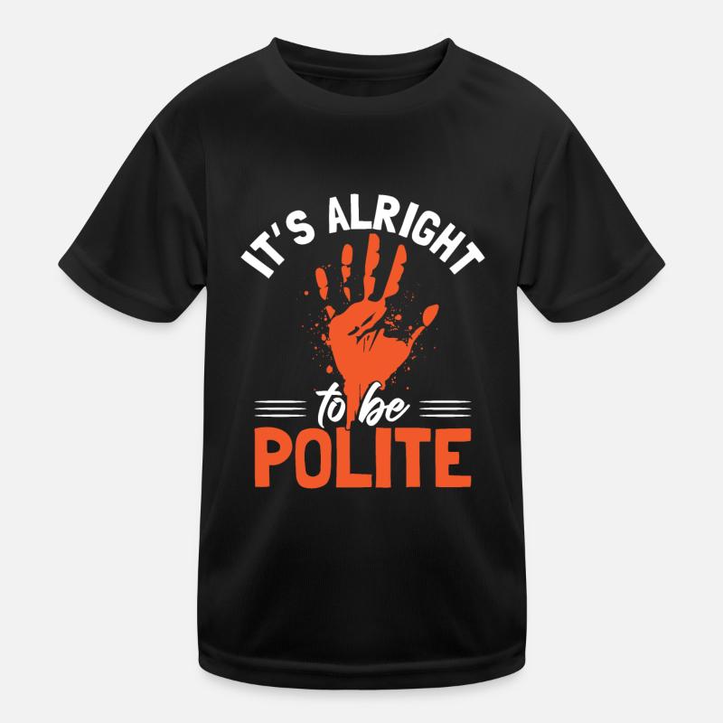 C’est bien d’être poli T-shirt sport Enfant