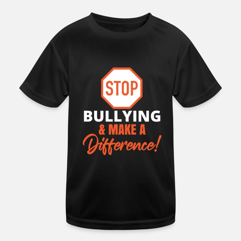Tag der Einheit Anti-Mobbing Kinder Funktions-T-Shirt