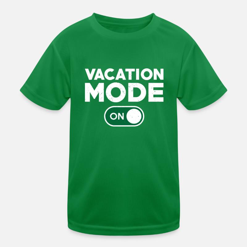 Fun vacation mode turned on Kids Functional T-Shirt