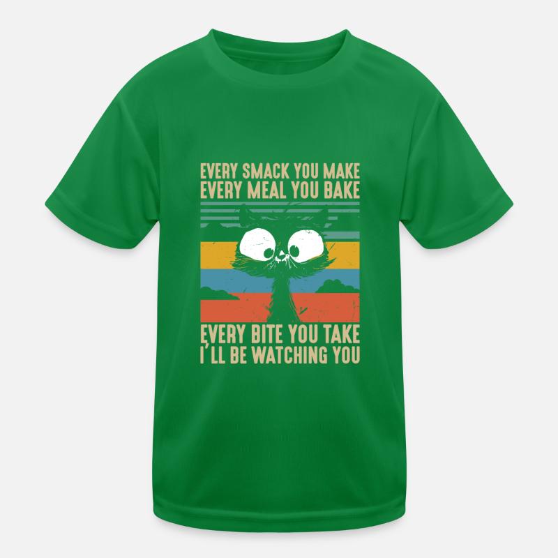 Chaque claque, chaque repas, chaque bouchée que je regarderai T-shirt sport Enfant