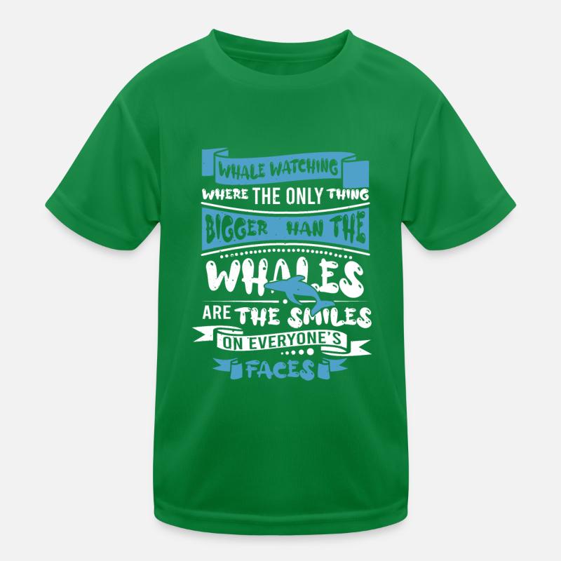 Conception d’observation des baleines pour les baleines T-shirt sport Enfant