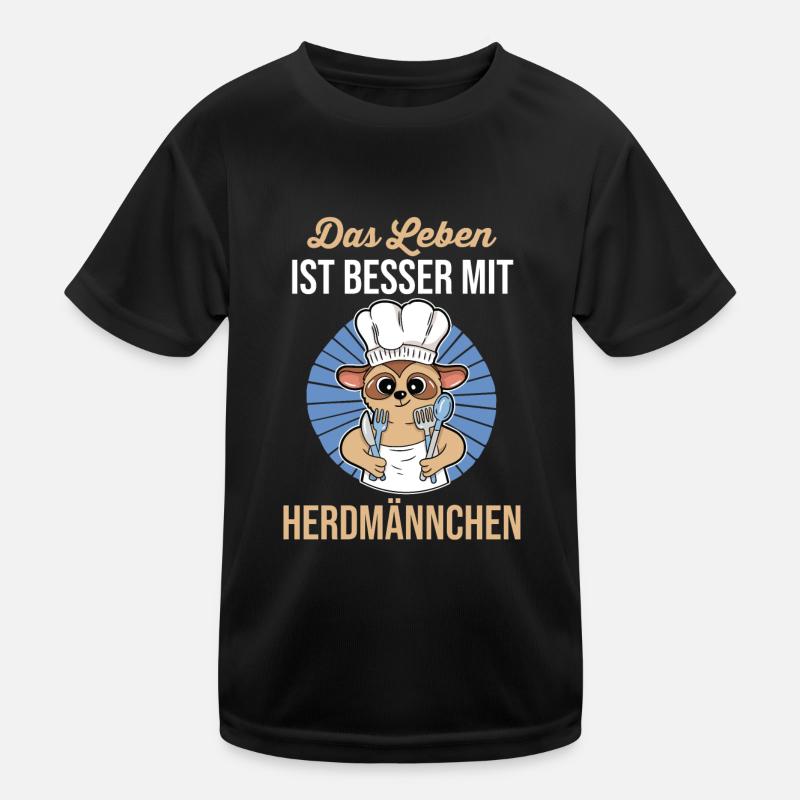 Erdmännchen Herdmännchen Kinder Funktions-T-Shirt