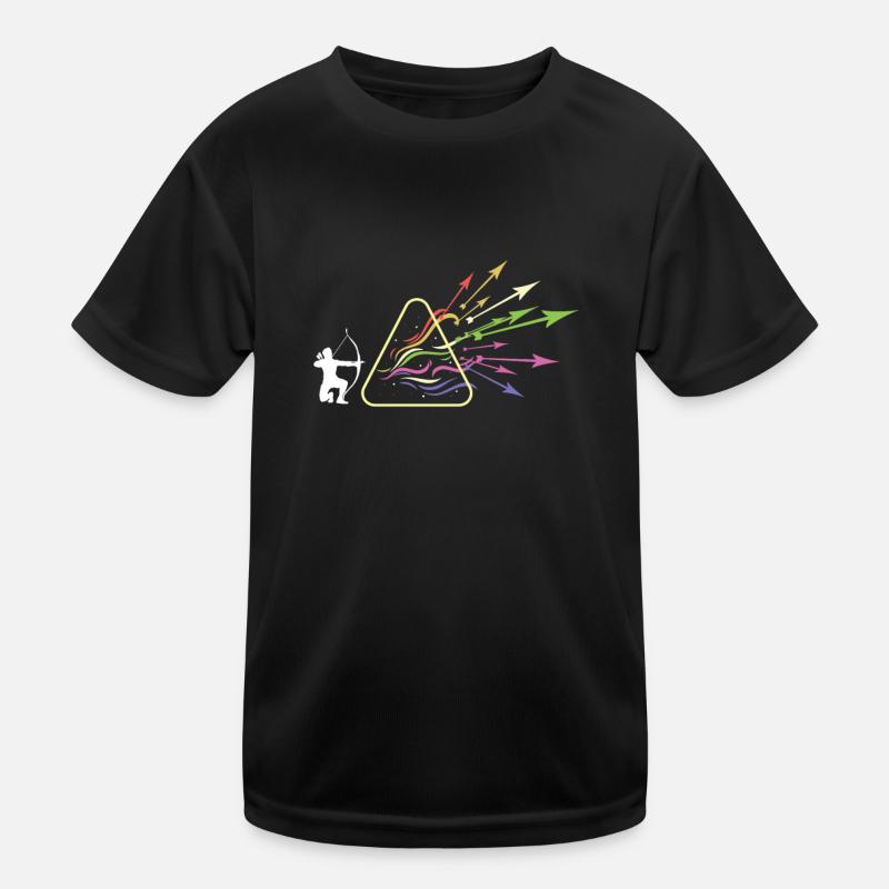 Prism Bowhunter Light Triangle Light Spectrum Kids Functional T-Shirt