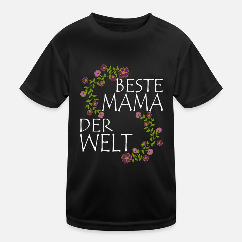 Die Beste Mama - Muttertag Kinder Funktions-T-Shirt