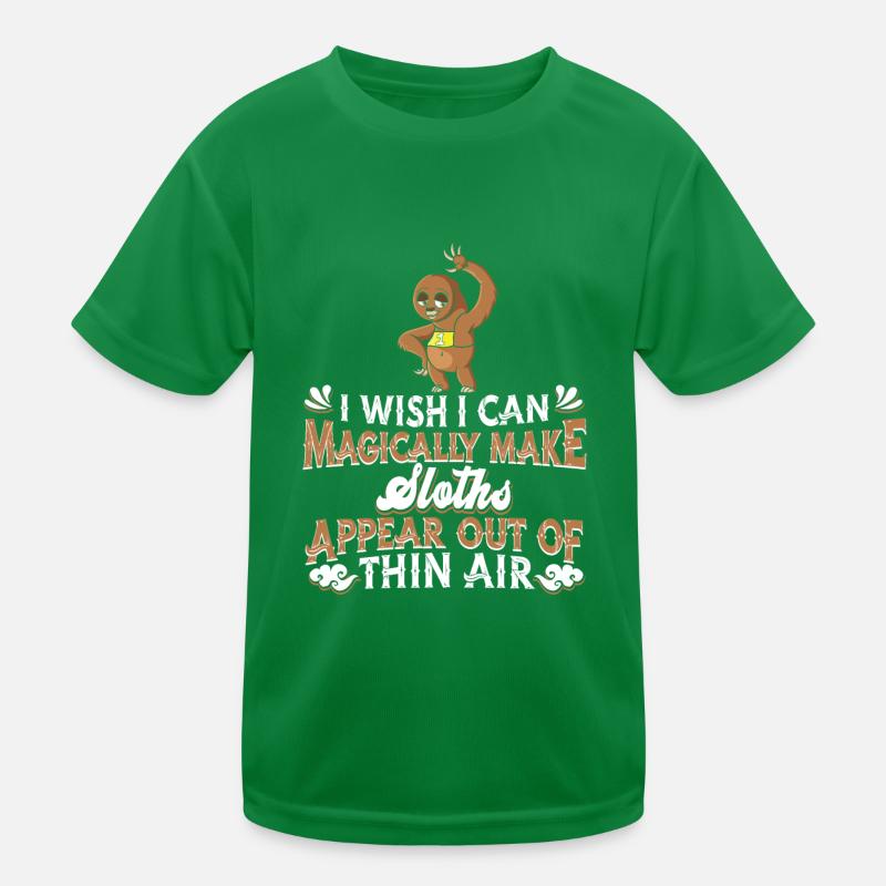 Sloth Funny Kids Functional T-Shirt