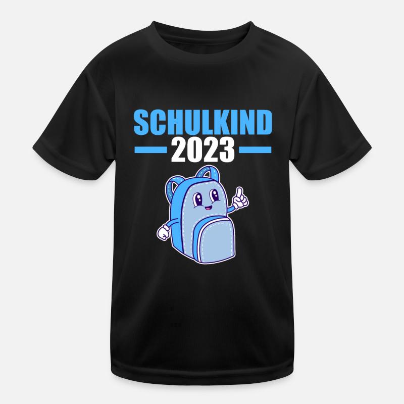 Schulkind 2023 Schulbeginn Einschulung Kinder Funktions-T-Shirt